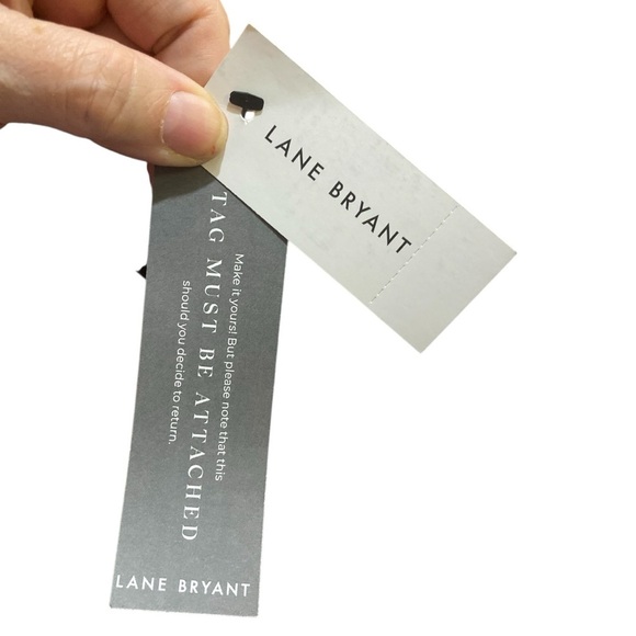 Lane Bryant Convertible Off-The-Shoulder Tiered Fit & Flare Dress 14/16 NEW - Picture 9 of 13